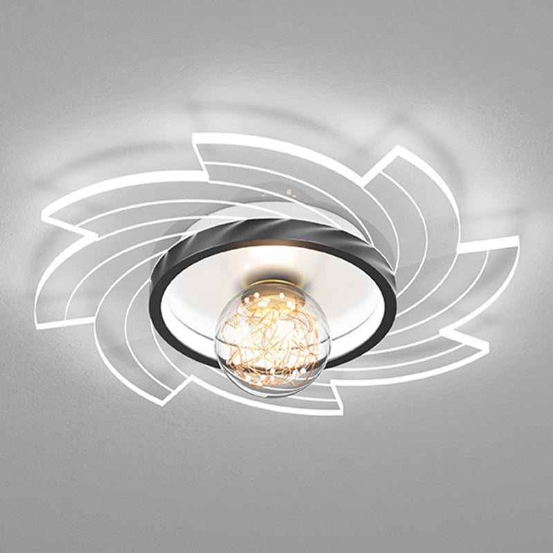 Moderno Soffitto Montato Light Minimalist Style LED Metallo Soffitto Illuminazione