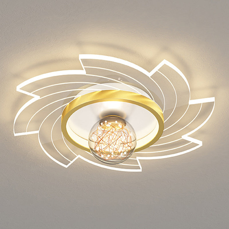 Moderno Soffitto Montato Light Minimalist Style LED Metallo Soffitto Illuminazione