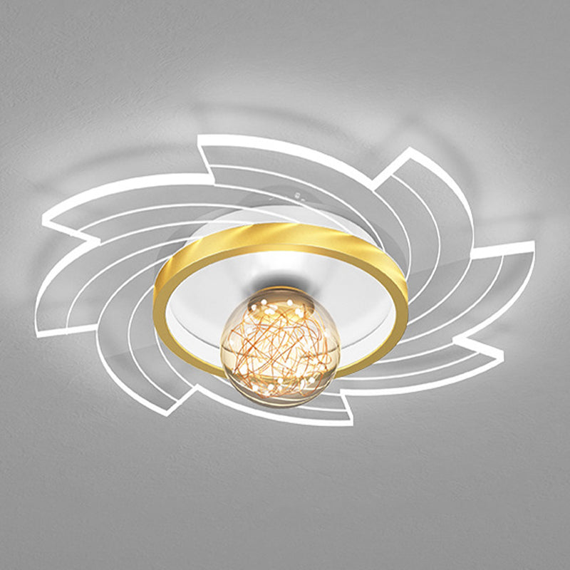 Moderno Soffitto Montato Light Minimalist Style LED Metallo Soffitto Illuminazione