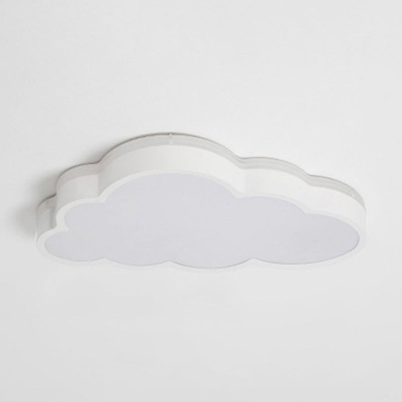 Plafonnier en forme de nuage en métal, lampe encastrée à LED de Style nordique