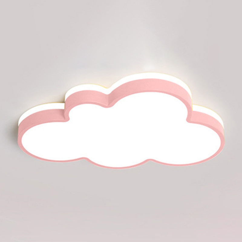 Plafonnier en forme de nuage en métal, lampe encastrée à LED de Style nordique