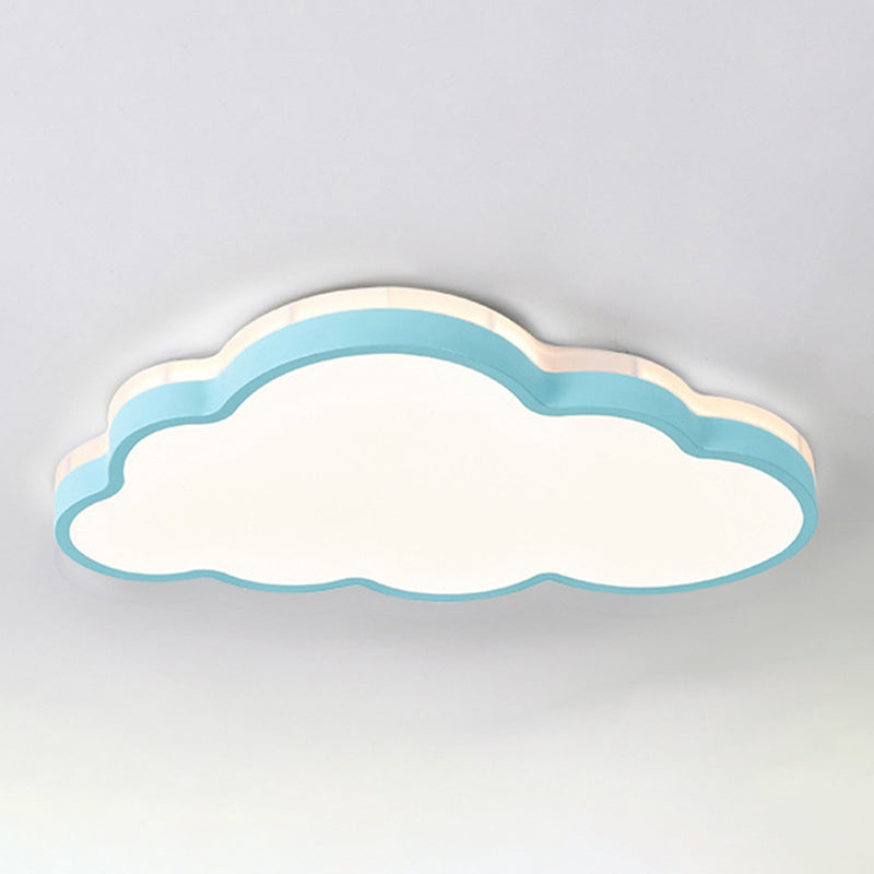 Plafonnier en forme de nuage en métal, lampe encastrée à LED de Style nordique