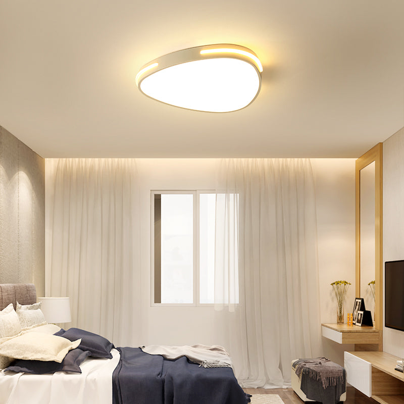 Metal Flush Mount Plafond Licht Modern LED Wit Plafond Mount Licht