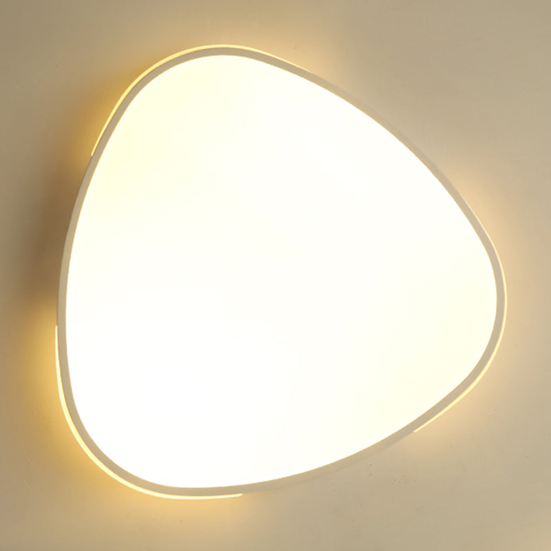 Plafoniera da incasso in metallo Lampada moderna da soffitto a LED bianca