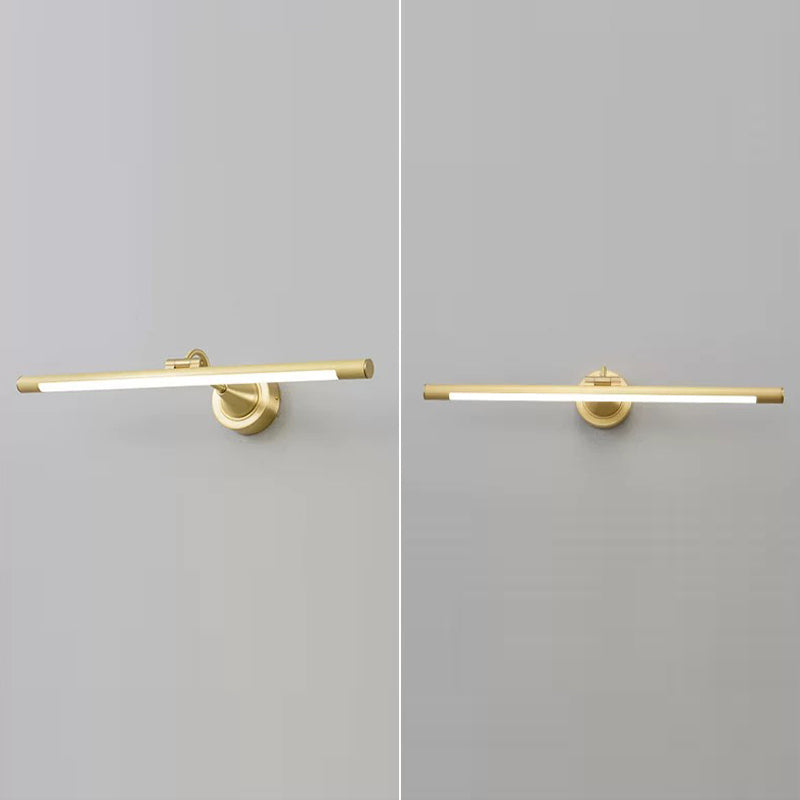 Postmoderne stijl lineaire vorm muur sconce metaal 1 licht sconce licht voor badkamer