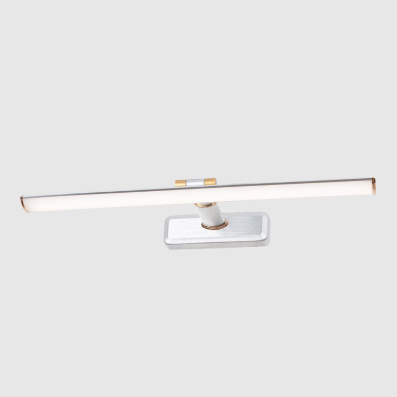 Lineaire vorm metalen SCONCE LICHT MODERNE STIJL 1 LICHT MIROR MURROR MAANDE LICHTING