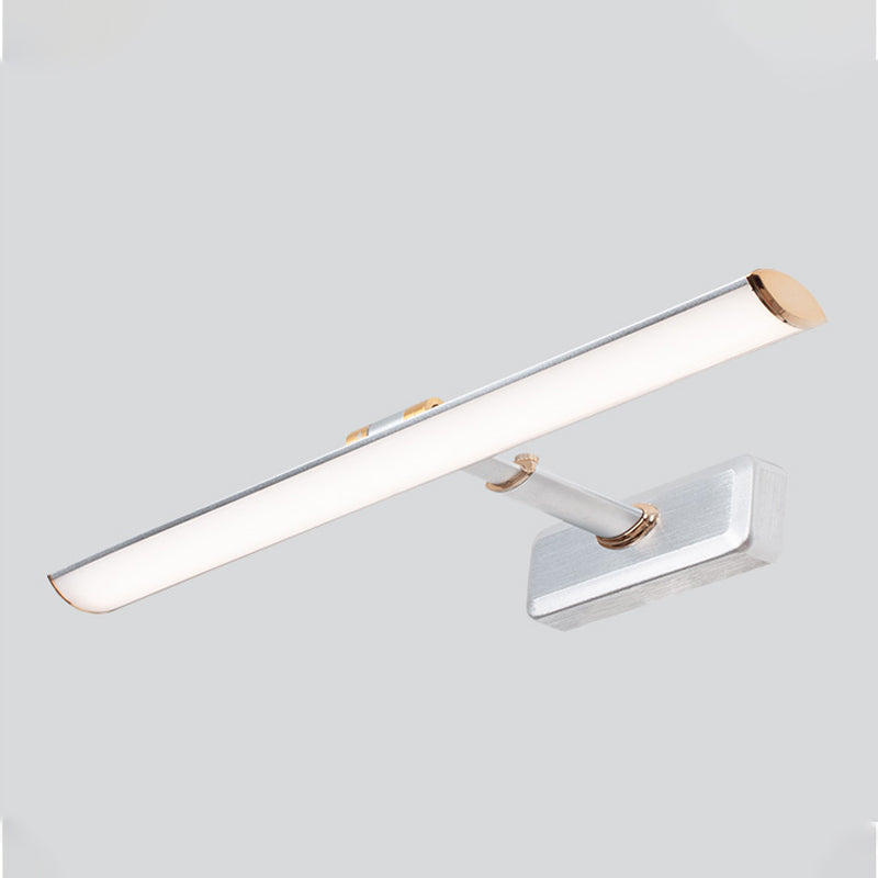 Lineaire vorm metalen SCONCE LICHT MODERNE STIJL 1 LICHT MIROR MURROR MAANDE LICHTING