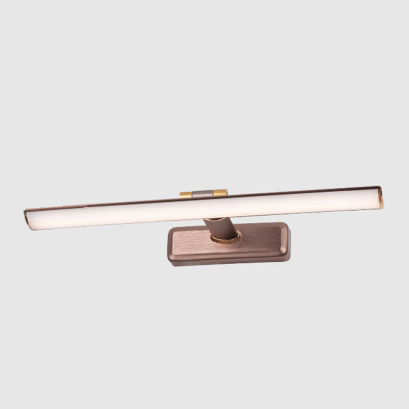 Lineaire vorm metalen SCONCE LICHT MODERNE STIJL 1 LICHT MIROR MURROR MAANDE LICHTING