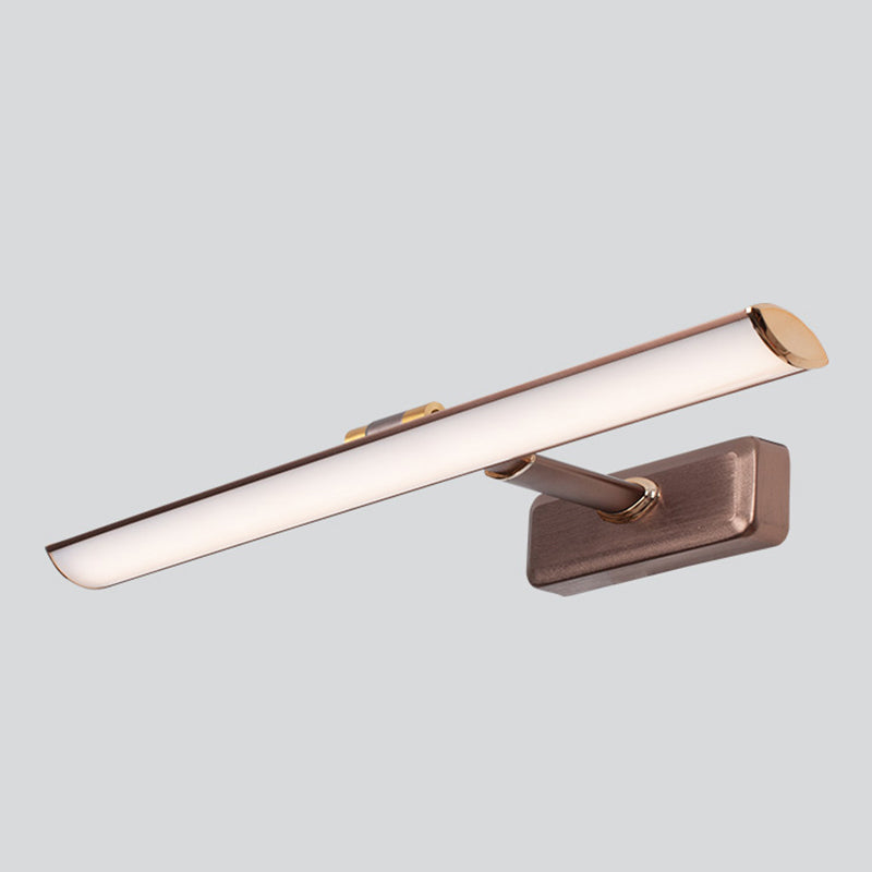 Lineaire vorm metalen SCONCE LICHT MODERNE STIJL 1 LICHT MIROR MURROR MAANDE LICHTING