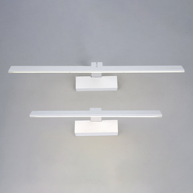 Lineal Metal Wall Donce Modern 1 Luz de la pared de espejo de luz 1 en blanco