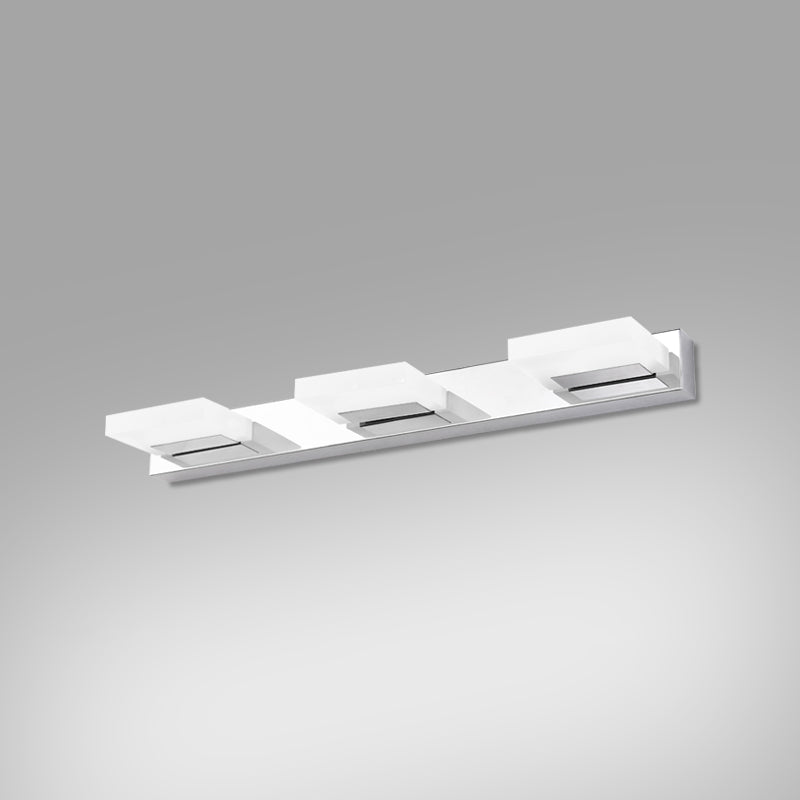 Vierkante ijdelheid verlichting moderne stijl metalen multi -lights ijdelheid sconce lichten