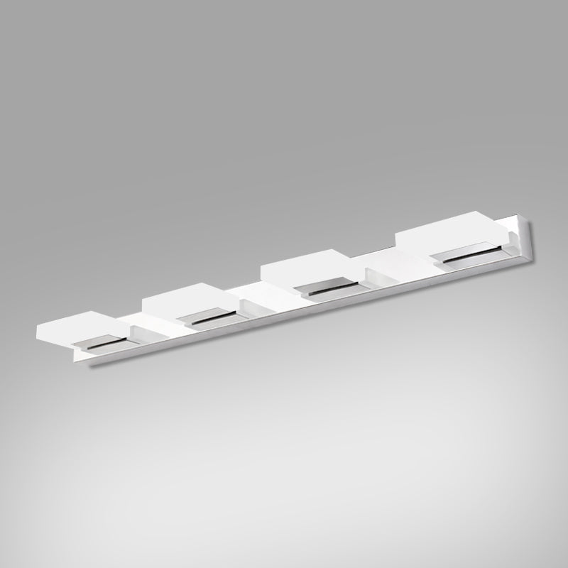 Vierkante ijdelheid verlichting moderne stijl metalen multi -lights ijdelheid sconce lichten