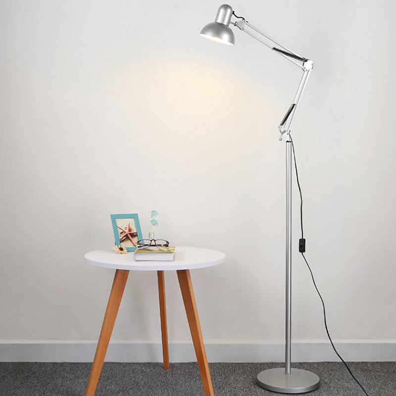 Bell Shape Floor Lamp Contemporary Style Metal Single Light Floor Lamp