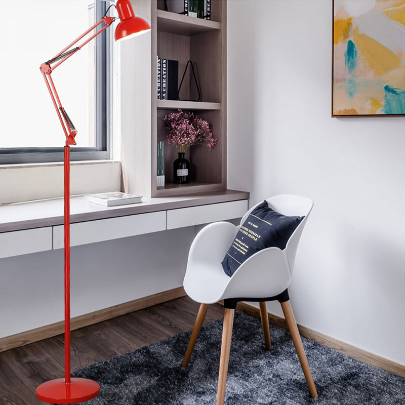 Bell vorm vloer lamp hedendaagse stijl metalen enkele lichte vloerlamp