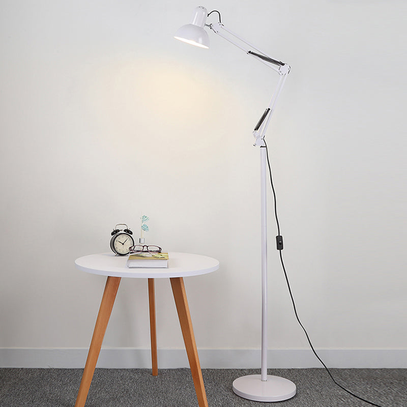 Bell Shape Floor Lamp Contemporary Style Metal Single Light Floor Lamp