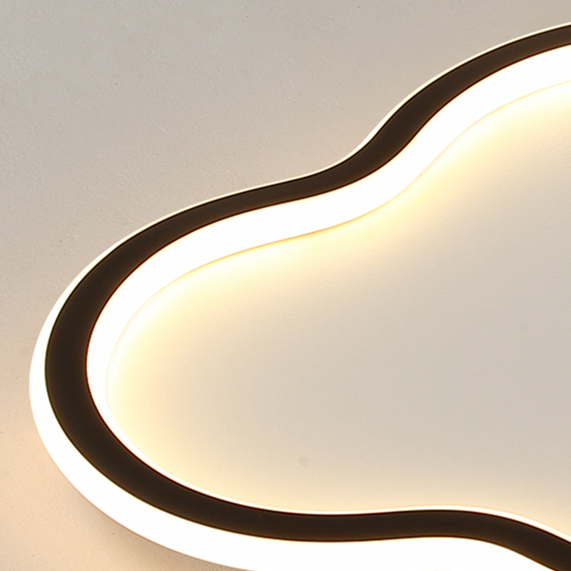 Nordic Cloud encastré plafonnier métal LED plafonnier de chambre