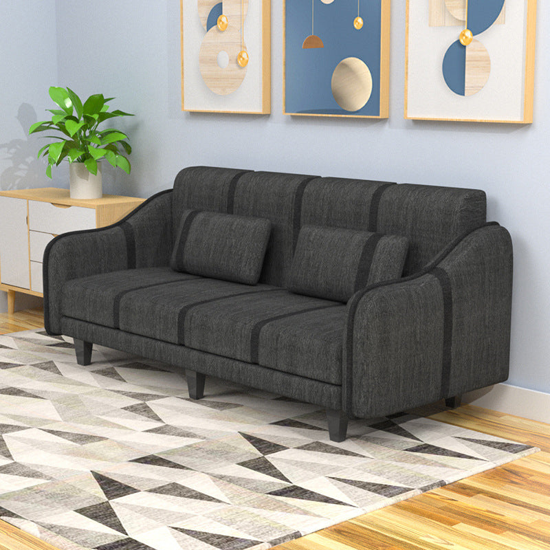 Divano convertibile moderno in tessuto a cuscino singolo divano per soggiorno