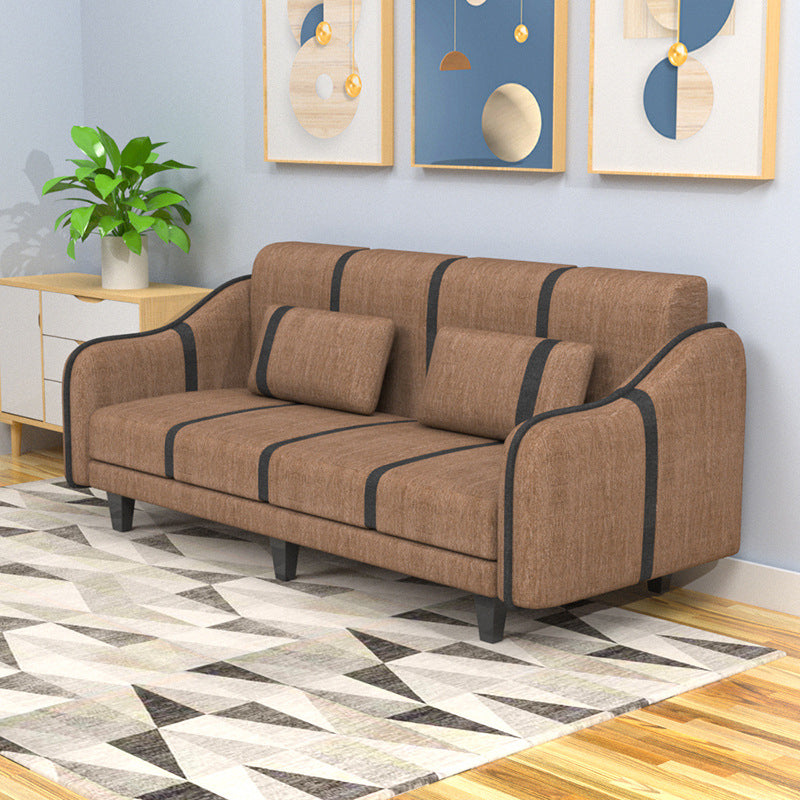 Modernes Cabrio -Sofa Stoff Einkissen -Sitzsofa für Wohnzimmer