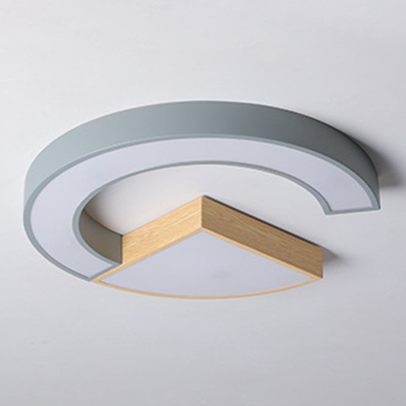 Modern Style Geometria Forma Soffitto Luce Metallo 2 Luce Soffitto Luce per Restaurant