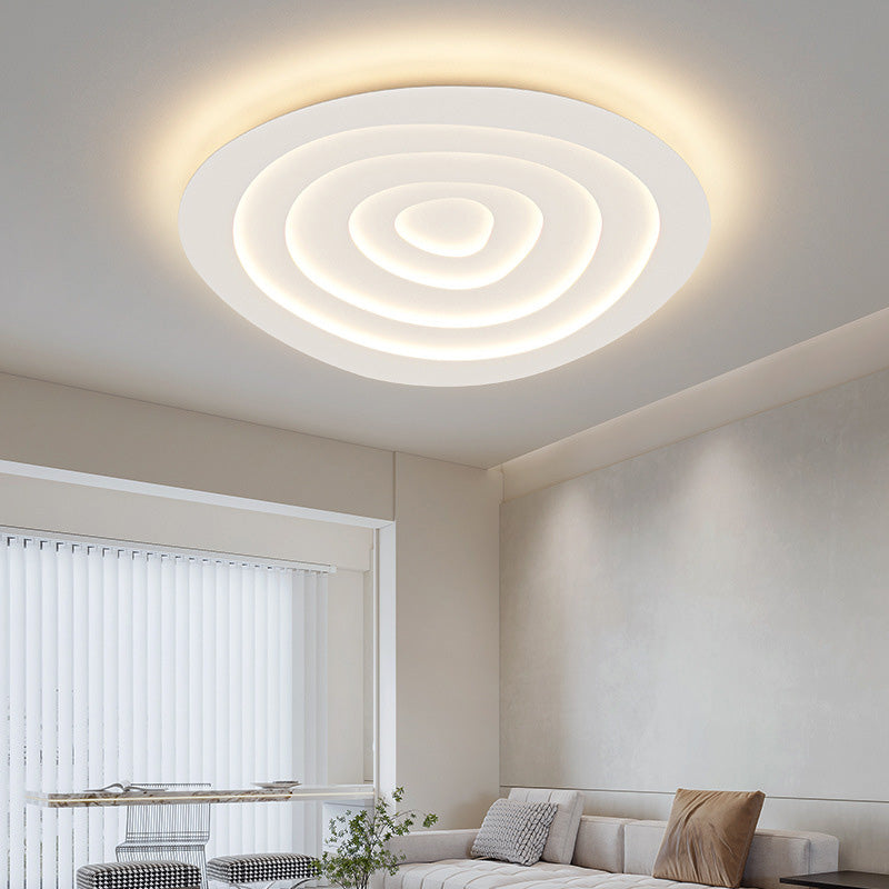 Plafonnier à abat-jour en spirale de Style moderne, éclairage de plafond en métal à 1 lumière pour Restaurant