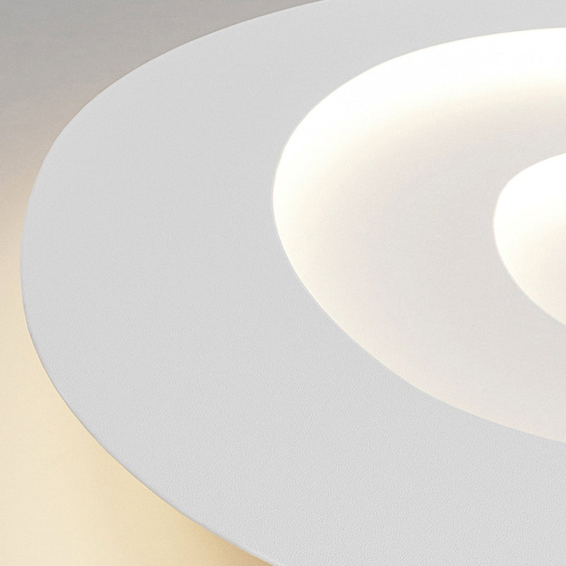 Lampada da soffitto in stile moderno con paralume a spirale Illuminazione da soffitto in metallo a 1 luce per ristorante