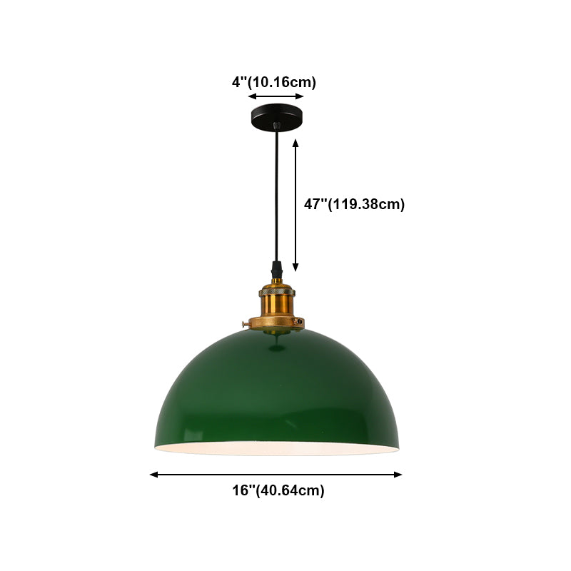 1 illuminazione in metallo in stile industriale a sospensione geometrica