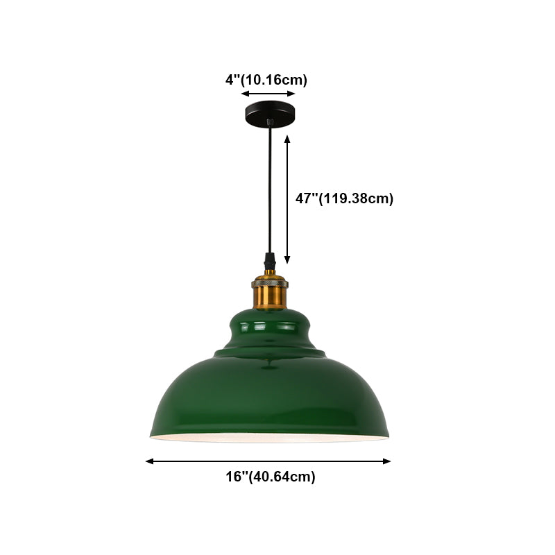 1 illuminazione in metallo in stile industriale a sospensione geometrica