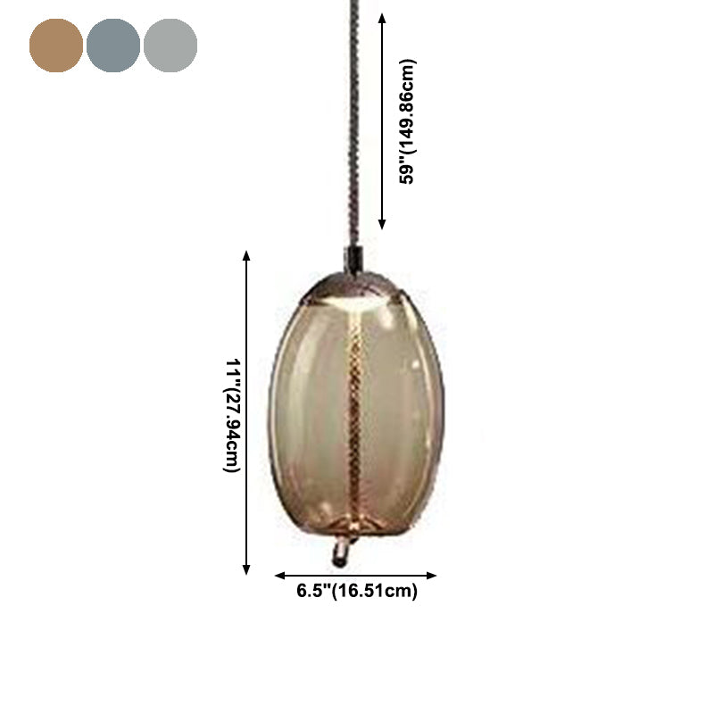 Hanging Pendant Light Minimalist Glass Dining Room Hanging Light Fixture