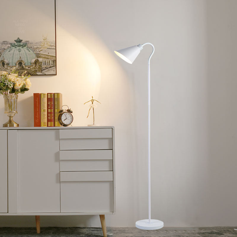 Stile contemporaneo Lampada da pavimento a forma conicale lampada a pavimento singolo