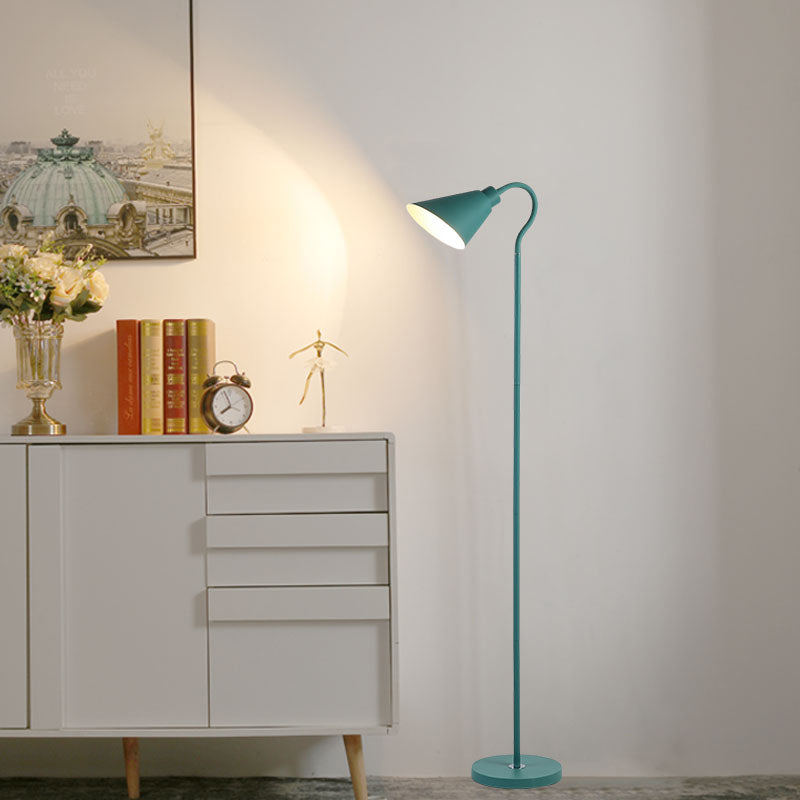 Stile contemporaneo Lampada da pavimento a forma conicale lampada a pavimento singolo