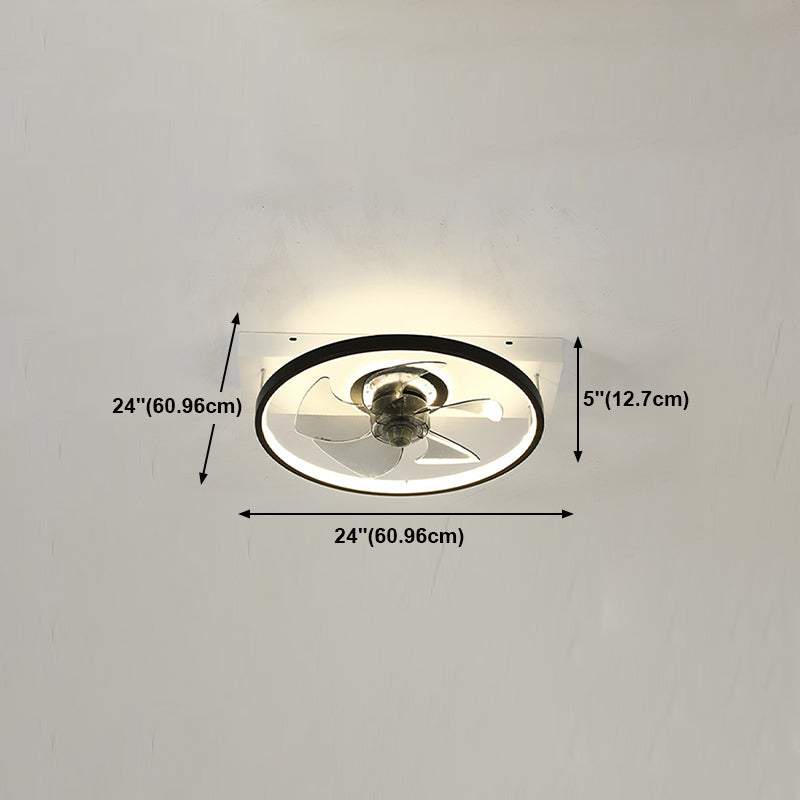 Noordse geometrische ventilator licht metaal LED spoeling Mount Light voor woonkamer