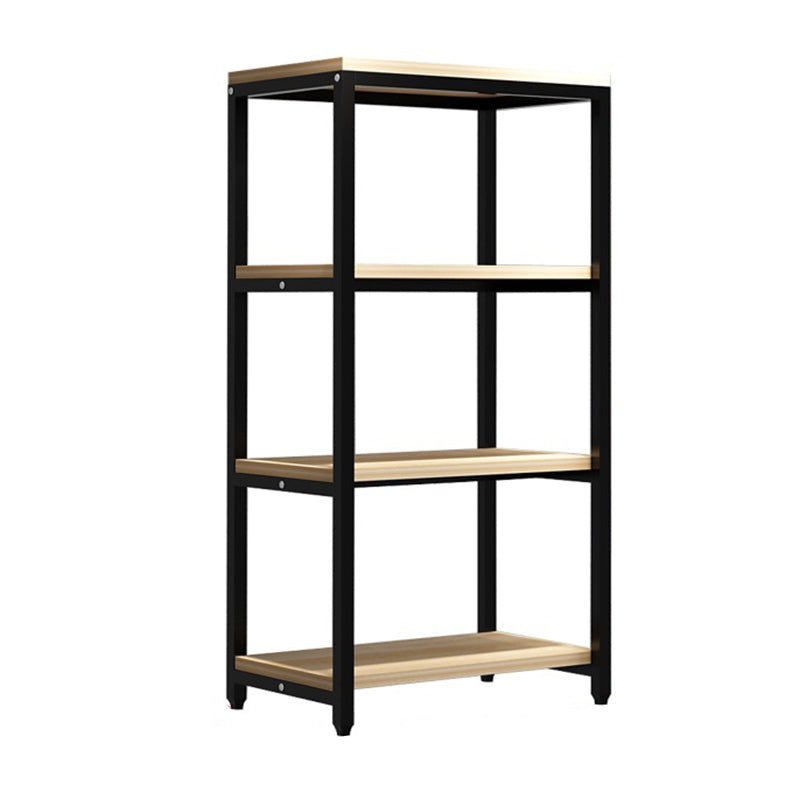 Metal Etagere Bookcase Scaffale di libri a retro aperto industriale con ripiani per ufficio e casa