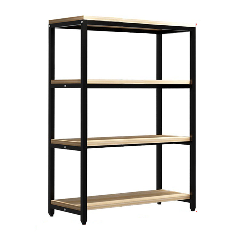 Metal Etagere Bookcase Scaffale di libri a retro aperto industriale con ripiani per ufficio e casa