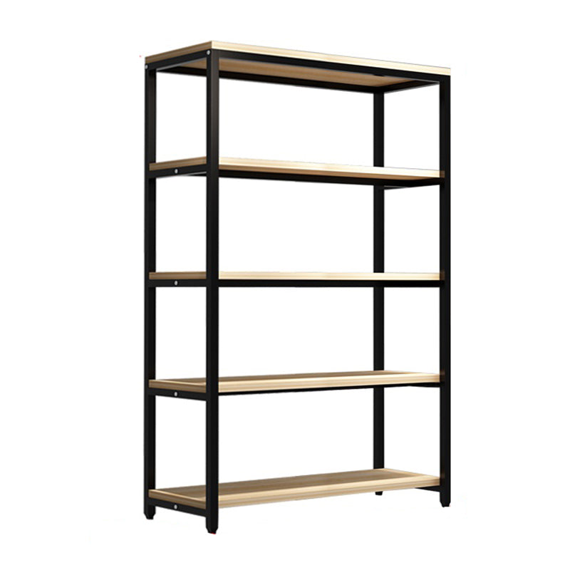 Metal Etagere Bookcase Scaffale di libri a retro aperto industriale con ripiani per ufficio e casa