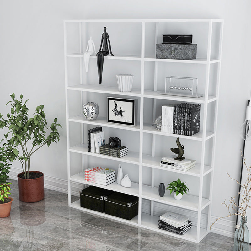 Estantería de estante abierto de estilo minimalista con estante rectangular