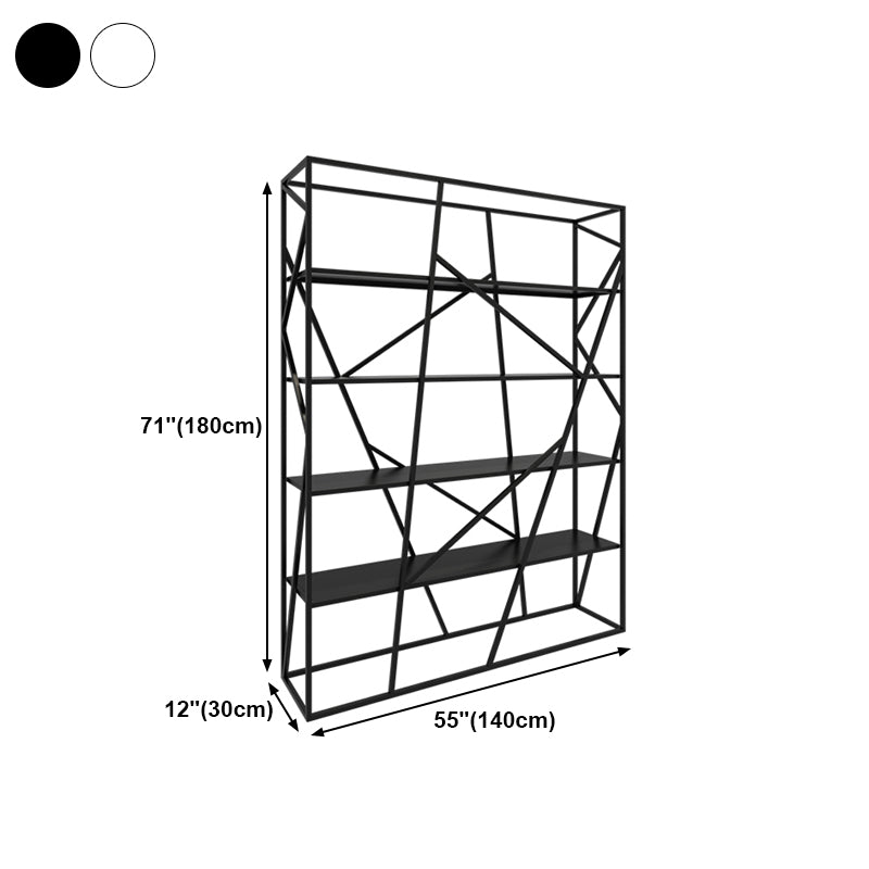 Estantería de metal abierta Etagere estantería rectangular contemporánea