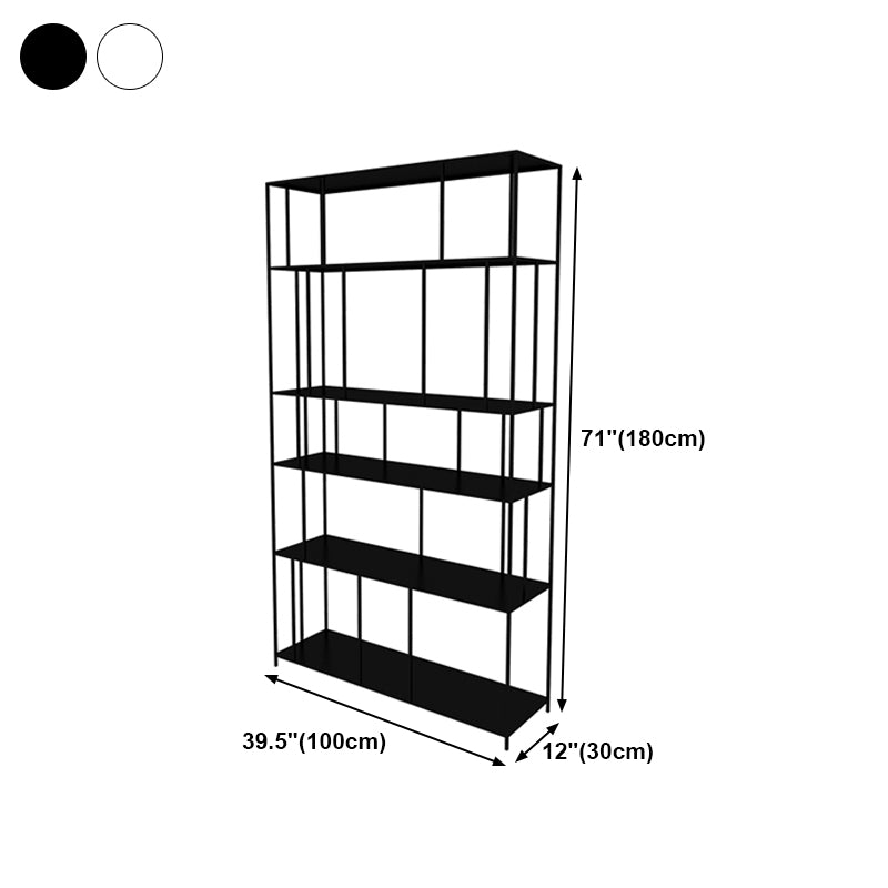 Libreria Etagere in metallo aperto moderno scaffale rettangolare