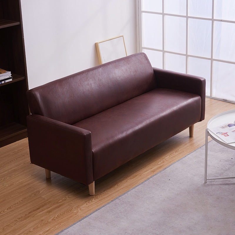 Divano standard a 4 gambe in legno moderno divano a braccio quadrato per soggiorno