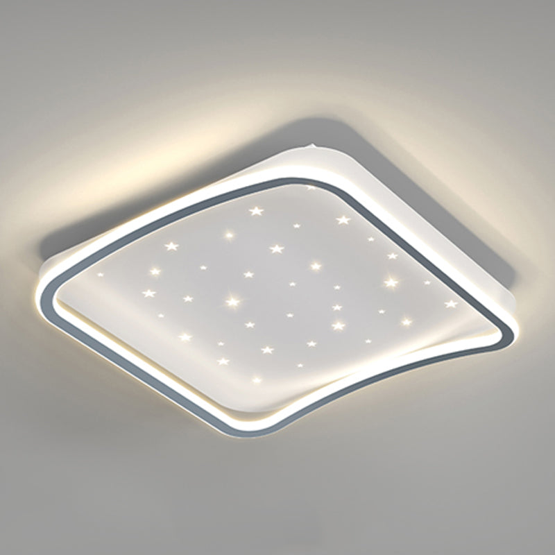 Geometría de la lámpara de techo LED de la lámpara de aluminio moderno 1 Montura de color para la sala de estar