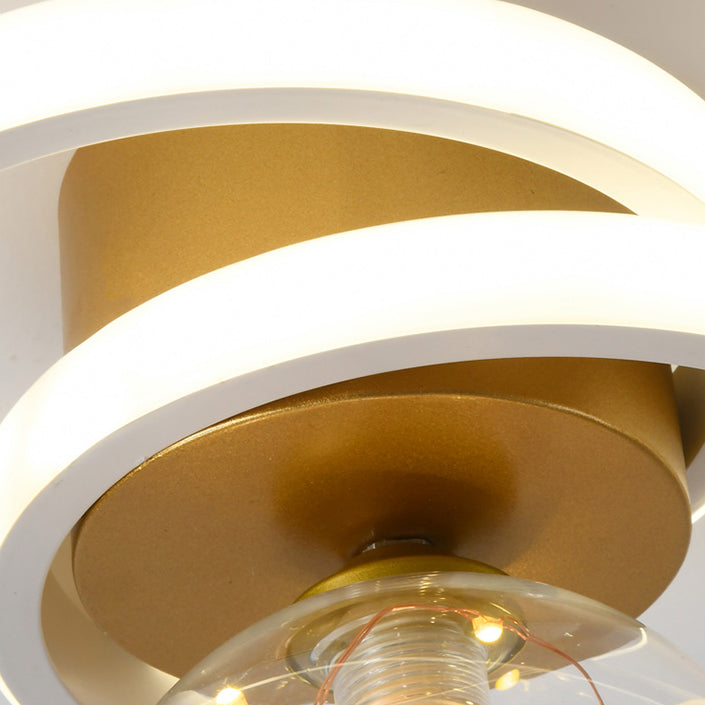 Kugelform LED Deckenleuchte Moderne Eisen 3 Lichter Flush Mount für Wohnzimmer Korridor