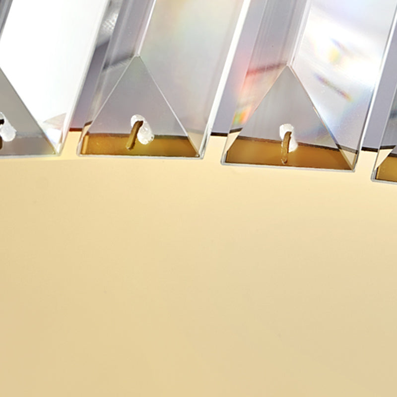 Lampada da soffitto minimalista della camera da letto dell'oro del cristallo LED