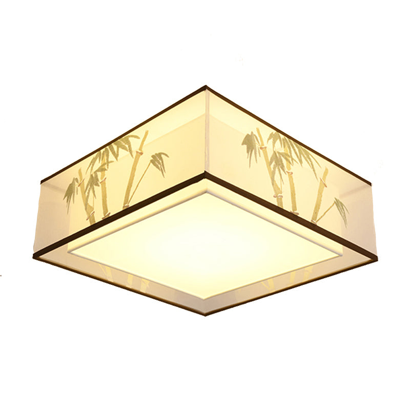 Geometry Ceiling Fixtures Contemporary Style Fabric Ceiling Mounted Lights