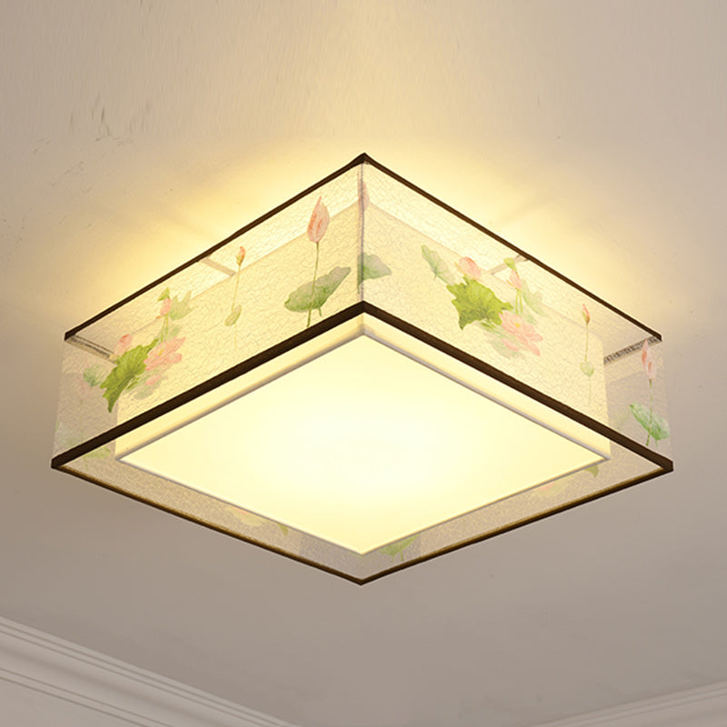 Geometrie Plafond Armaturen Hedendaagse Stijl Stof Plafond Gemonteerd Lichten