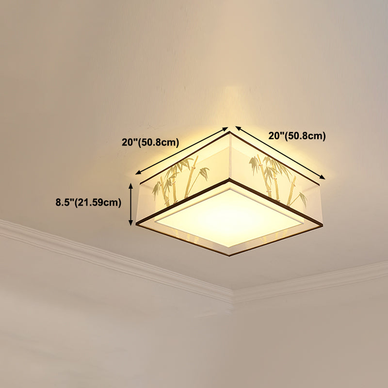 Geometrie Plafond Armaturen Hedendaagse Stijl Stof Plafond Gemonteerd Lichten