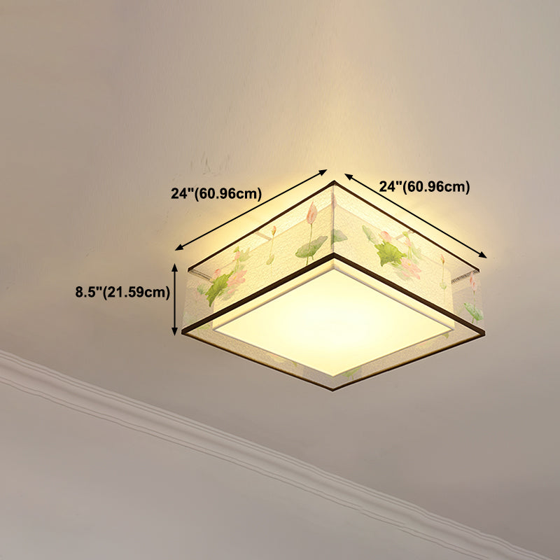 Geometrie Plafond Armaturen Hedendaagse Stijl Stof Plafond Gemonteerd Lichten