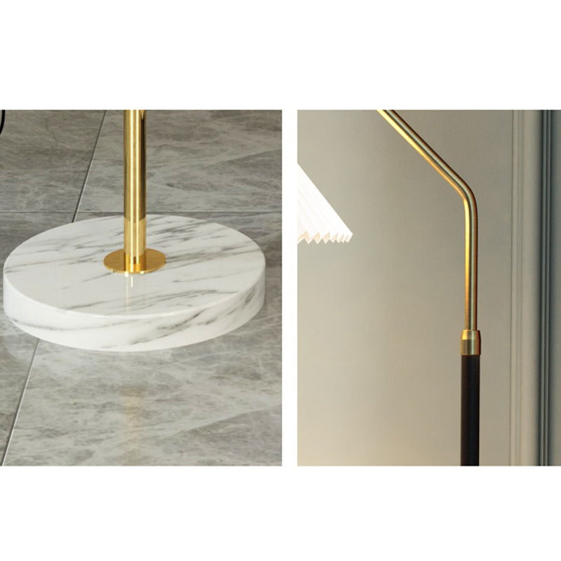 Lámpara de mancha de forma de cono de estilo contemporáneo 1 Luz de piso de luz