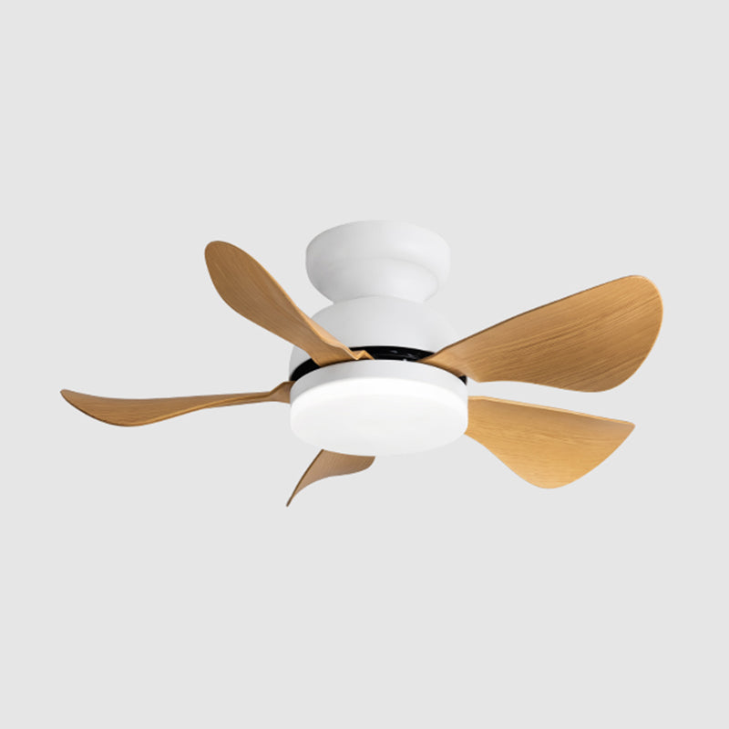 1 Light Ceiling Fan Lighting Modern Style Metal Ceiling Fan Lamp for Bedroom