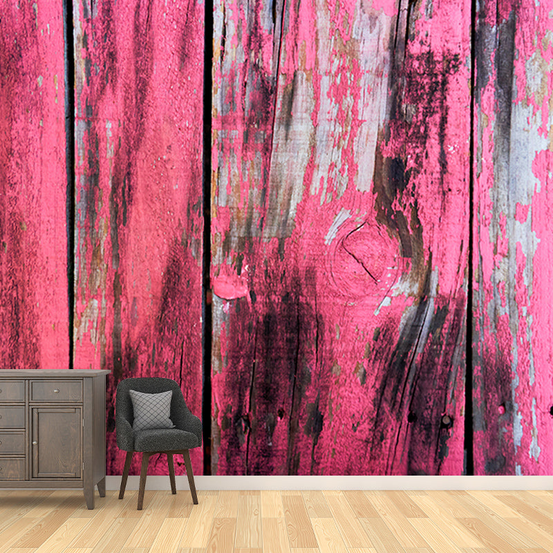 Photography Stain Resistant Mural Wallpaper Wood Texture Living Room Wall Mural