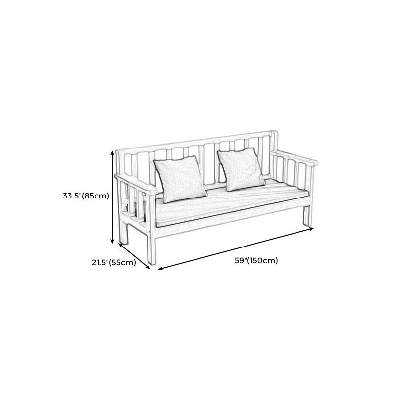 Eingebrauchter Armsofa mit hellgrauen Polsterung 22 "breit 33" breit