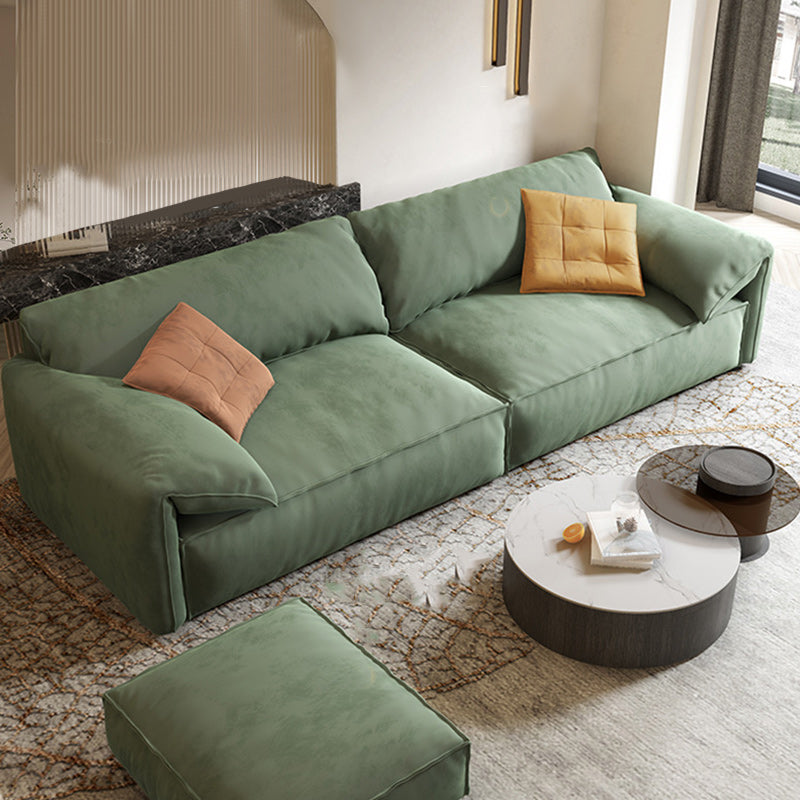 Down Fill Cushions Living Room Standard Green Contemporary Seating